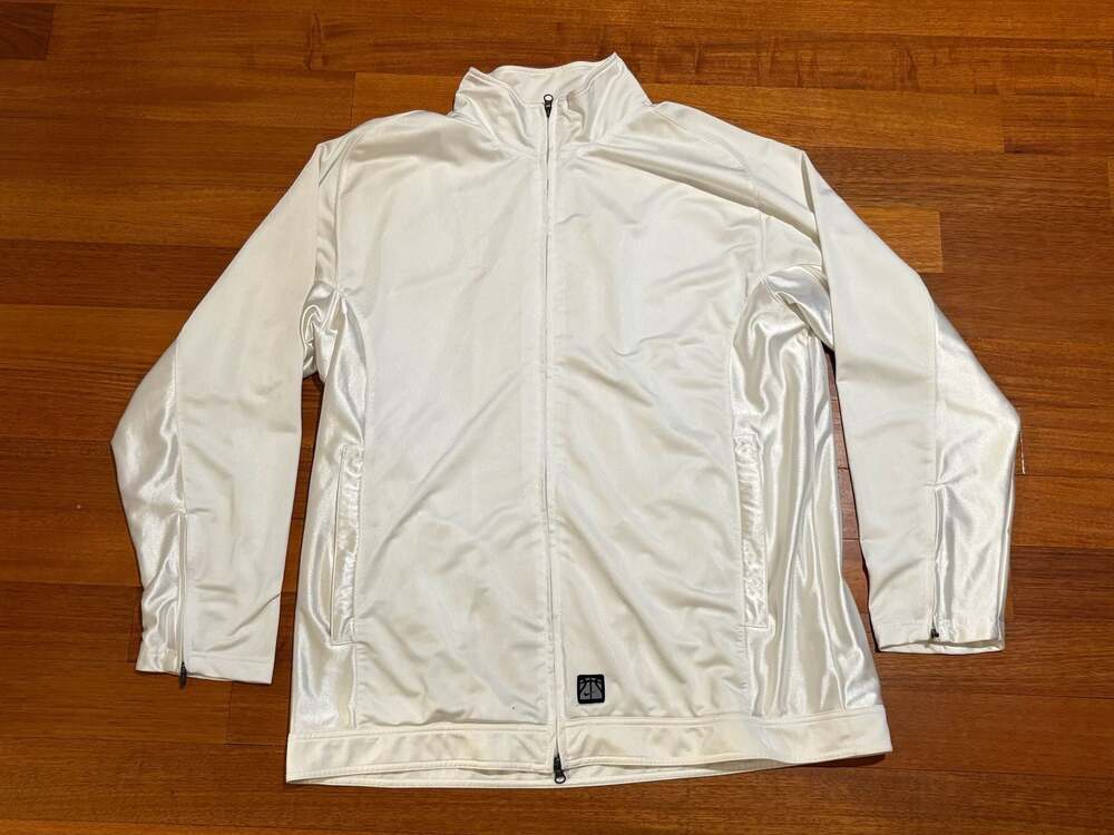 Nike Basketball Hoop Full Zip Warmup Jacket White Size XXL